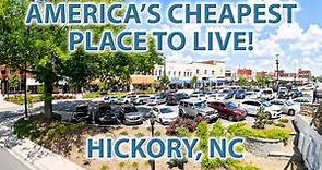 America's Most Affordable Place to Live! Driving and Walking Tour of Hickory NC