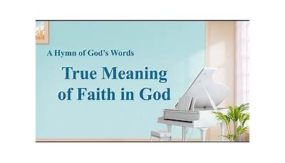 "True Meaning of Faith in God" | 2020 English Christian Song With Lyrics