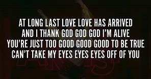 Jessie J - Can't Take My Eyes Off You | Official Lyrics Video | Lyrics on-screen