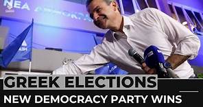 New Democracy party wins landslide victory in Greek elections