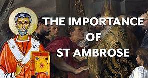 Who was St Ambrose of Milan?