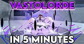 HOW TO BECOME VASTOLORDE IN 5 MINUTES (Roblox Peroxide)
