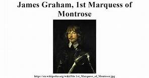 James Graham, 1st Marquess of Montrose
