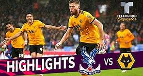 Crystal Palace vs. Wolverhampton 0-1 Goals & Highlights | Premier League | Telemundo Deportes