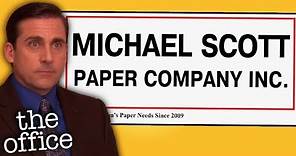 The WHOLE Michael Scott Paper Company Story - The Office US