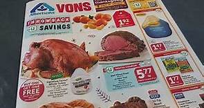 Albertsons/VONS/Safeway Ad Preview for Southern California 11/15-23/2023