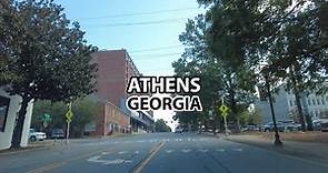 Athens, Georgia - [4K] Downtown Tour