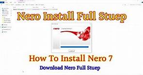 How to download and install Nero 7 burning full version free with complete tutorial# G k Garphics
