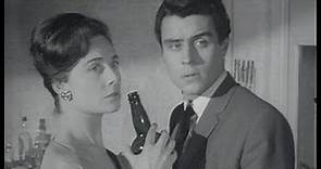 Scene from the 1962 film "THE WILD AND THE WILLING" featuring Virginia Maskell, Ian McShane. (HD)