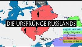 Die Ursprünge Russlands - Zusammenfassung auf einer Karte
