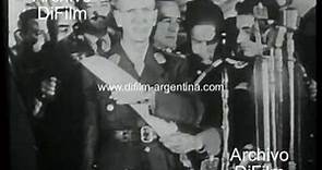 DiFilm - Asume el General Eduardo Lonardi (1955)