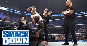 The Usos Superkick Roman Reigns to shatter The Bloodline: SmackDown ...