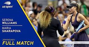 Serena Wlliams vs Maria Sharapova Full Match | 2019 US Open Round 1