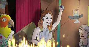 Bojack Horseman Season 4- Jessica Biel Sets Zach Braff on Fire / Zach Braff’s Death