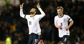 NATHAN REDMOND WINNING GOAL: England vs Wales 1-0 in Derby