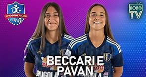 Le azzurre Chiara Beccari e Matilde Pavan | Dimensione Calcio - Fútbol coon la D