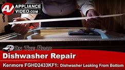 Kenmore, Whirlpool , Roper Dishwasher - Leaking water from bottom- Diagnostic & Repair