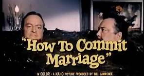 How to Commit Marriage (1969) Trailer