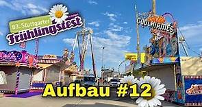 Ein Tag vor der Eröffnung | Stuttgarter Frühlingsfest 2023 | Aufbau #12 - Clip by CoolKirmes