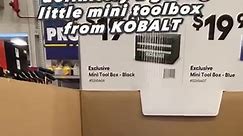 The Mini Tool Box (Jewelry Box) From Kobalt Tools! #masteringmayhem #kobalt #kobalttools #lowes #toolbox #tools #toolstoday #newarrivals #fyp #storage #jewlerybox Lowe's Home Improvement KOBALT NATION | Mastering Mayhem
