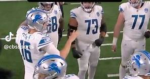Taylor Decker caught a potential game-winning two-point conversion. But officials ruled illegal touching, saying that Decker did not report as an eligible receiver. (🎥: @espn) #detroitlions #lionscowboys
