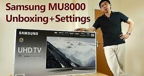 Samsung MU8000/ MU9000 2017 TV Unboxing + Setup