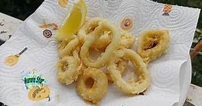 Ricetta: anelli di totano fritti in padella e senza pastella