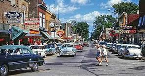 Main Street, USA in the 1950s - Life in America