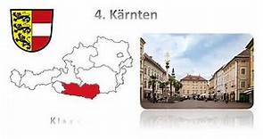 Die 9 Bundesländer Österreichs