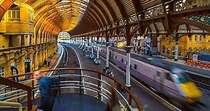 A Walk Through York Railway Station, York, England