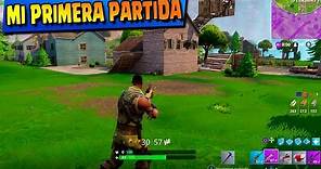 JUEGO FORTNITE EN PS4 POR PRIMERA VEZ!! BATTLE ROYALE