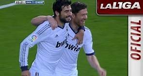 Gol de Raul Albiol (1-0) en el Real Madrid - Málaga CF - HD