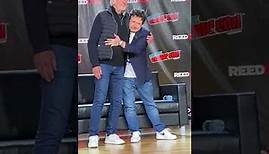 Michael J. Fox and Christopher Loyd Share Hug at Comic Con 2022