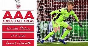 ACCESS ALL AREAS | Alex Runarsson makes his Arsenal debut | Arsenal vs Dundalk (3-0)