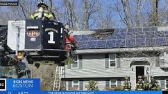 Solar panels cause house fire in Plainville, put firefighters in dangerous situation