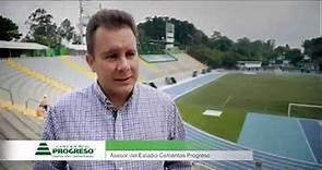 The new MONDO track at the Cemento Progreso Stadium, Gatemala City