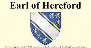 Earl of Hereford
