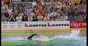 2001 | Ian Thorpe Vs Grant Hackett | World Record | 7.41.59 | 800m Freestyle | 2 of 2