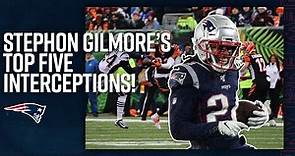 Stephon Gilmore's Top 5 Interceptions! | NFL Highlights