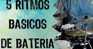 CLASES DE BATERIA. 5 Ritmos Básicos Para Principiantes