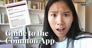 How to Use Common App: Common Application Tutorial 2020-21