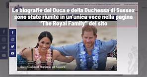 Rimosse Le Biografie Del Principe Harry E Di Meghan Markle Dal Sito Reale