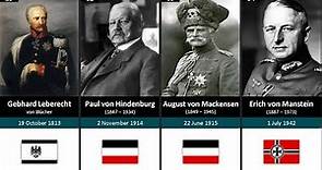 German Field Marshals in History - Marshals of Germany
