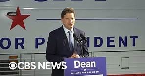 Minnesota Democrat Dean Phillips announced his candidacy for president of the U.S.