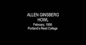 "Howl" read by Allen Ginsberg, 1975