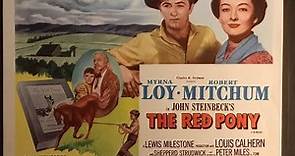 The Red Pony (1948) Myrna Loy Western Movie