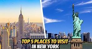 Top 5 places to visit in New York City. NYC travel guide