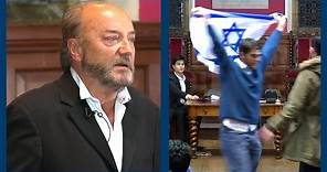 George Galloway Accused of Being a Racist by Israeli Student | Oxford Union