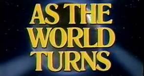 As the World Turns Full Cast and Crew Credits 1989