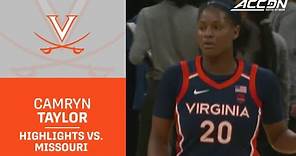 UVA's Camryn Taylor Laser Focused In Win Over Missouri